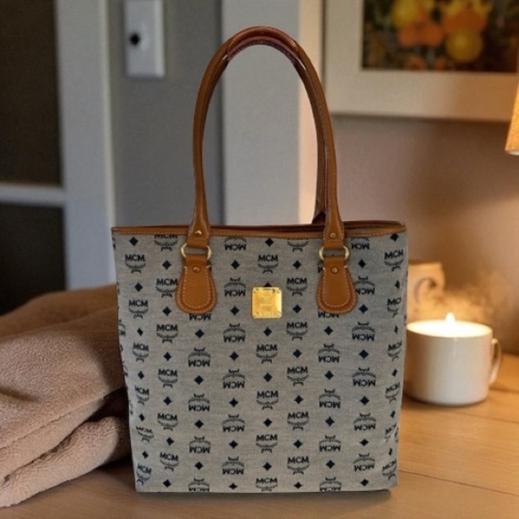 MCM Denim Tote w/COA - Picture 13 of 13